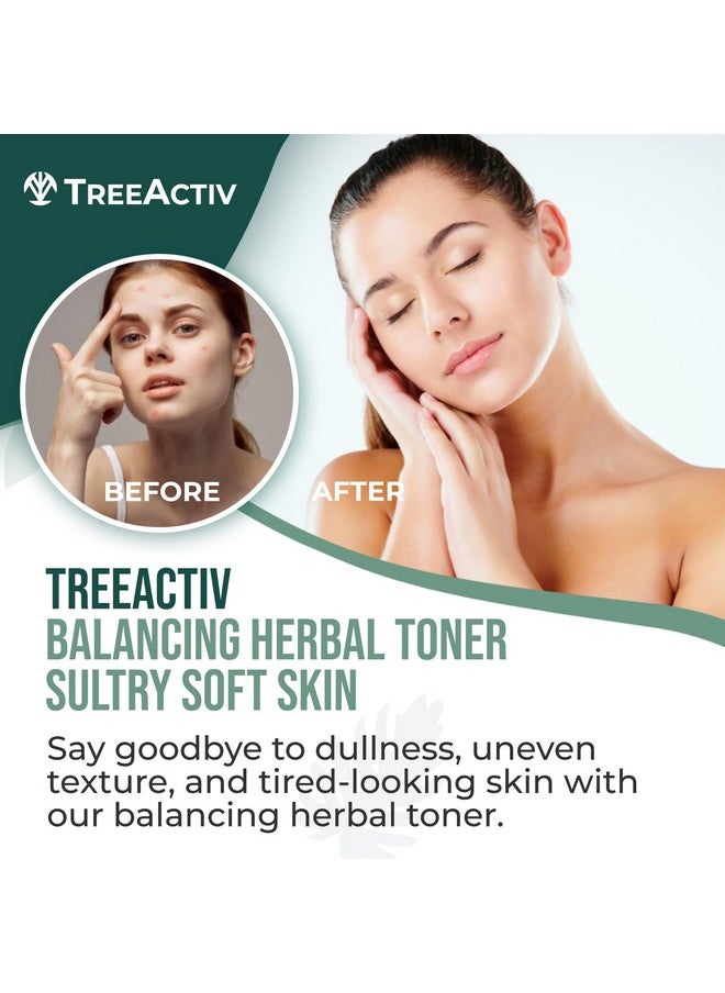 TreeActiv TreeActiv Balancing Herbal Toner, 4 oz, Witch Hazel Toner for Face with Rose Water, Clary Sage Water, and Tea Tree Water, Facial Toner for Oily Skin and Acne-Prone Skin, Hydrating Toner for Face  - Image 2