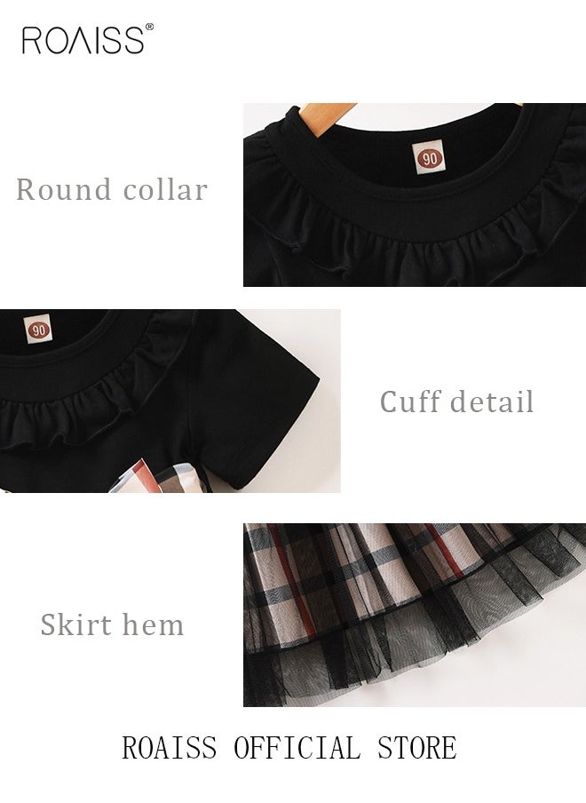 Toddler Girl's Short Sleeve Casual Dresses Checked Summer Clothes Girls Dresses for Kids Princess A-line Dress - https://f.nooncdn.com/p/pzsku/Z27930E24ADB0AC3321D9Z/45/_/1729044583/a073ba01-8599-4f61-8505-20018ded78d9.jpg?width=original