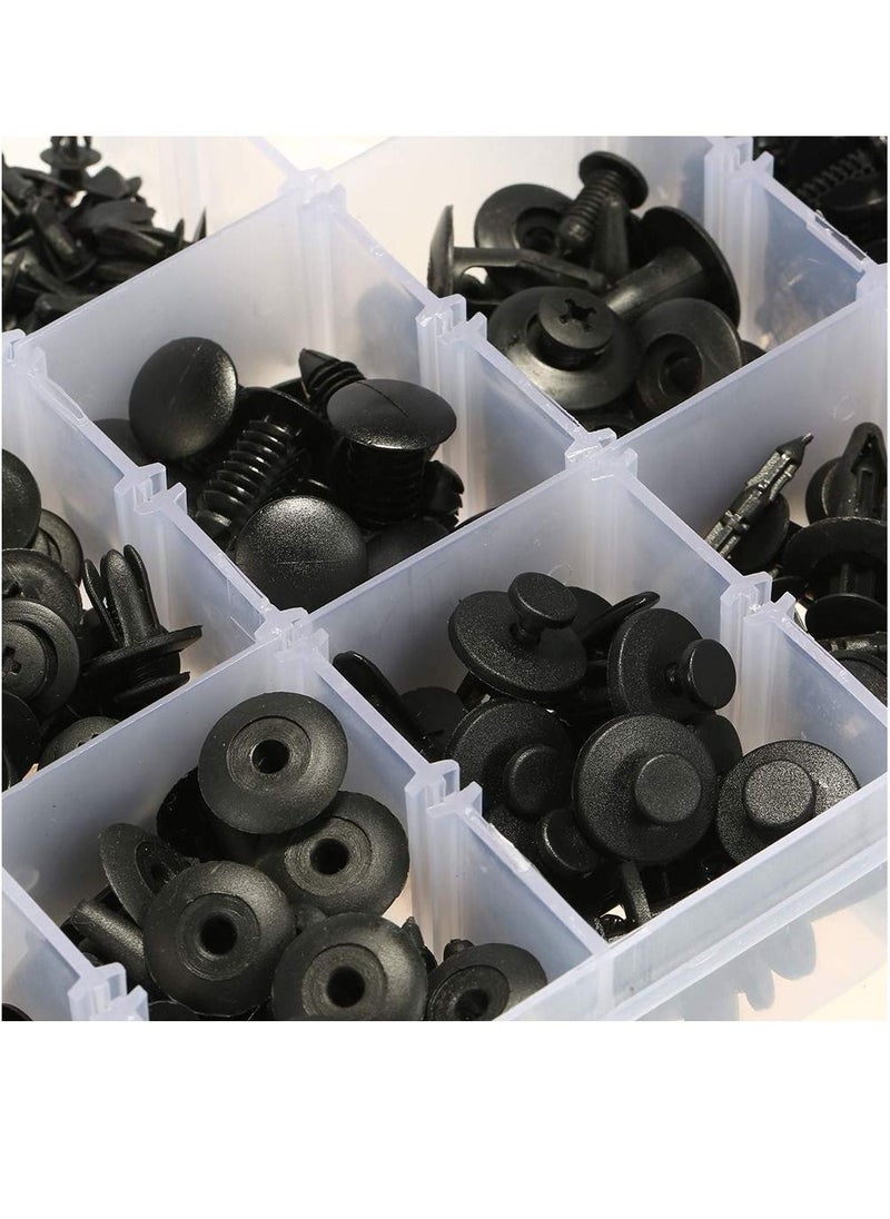 SYOSI 460Pcs Plastic Fasteners Kits Trim Removal Tool Retainer Clips Rivet Nut Car Push Pin Rivet Fasteners Trim Panel Body Moulding Clips Fit for GM Ford Toyota Honda Chrysler  - Image 3