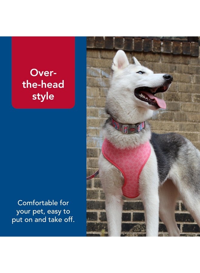 كوستال حزام كلب قابل للعكس من Coastal Pet Sublime - مقاس قابل للتعديل مع سهولة الاستخدام فوق الرأس - متانة استثنائية - صبغ ربطة عنق وردية مع أسهم وردية، متوسط - 3/4 بوصة × 20 بوصة - 29 بوصة - Image 5