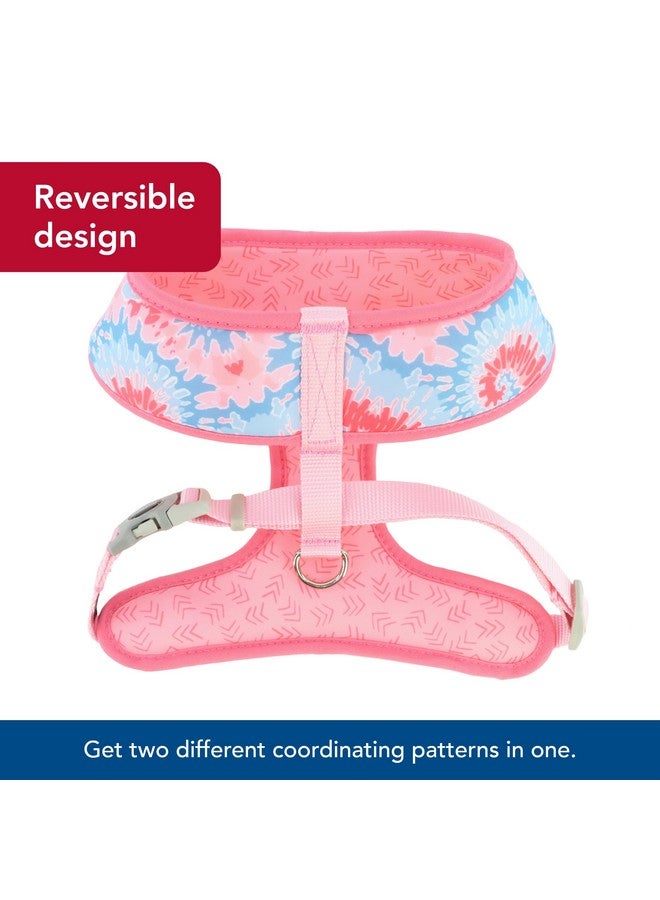 كوستال حزام كلب قابل للعكس من Coastal Pet Sublime - مقاس قابل للتعديل مع سهولة الاستخدام فوق الرأس - متانة استثنائية - صبغ ربطة عنق وردية مع أسهم وردية، متوسط - 3/4 بوصة × 20 بوصة - 29 بوصة - Image 4