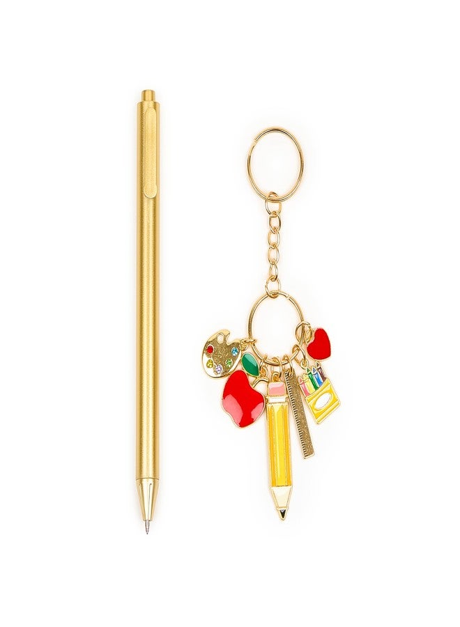 VOTUM Teacher Appreciation Gift Notebook Set with Pen & Charm, Spiral Journal for Educators, End of Year Thank You Present from Students, Back to School Supplies for Classroom, Gifts for Women Teachers - Image 3