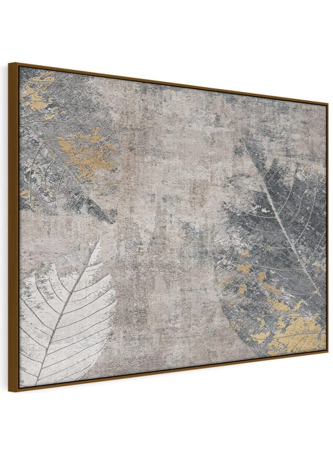 Home Gallery Age leaves watercolor vintage Printed Framed Wall Art 120x80 - Image 5