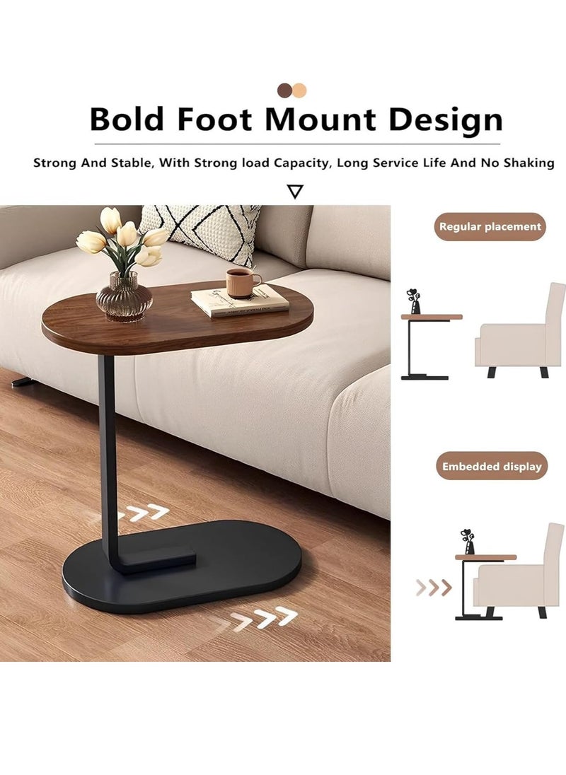 Side Table, Coffee Table, End Table Under Sofa Living Room Table Snack Laptop Holder Stable Metal Frame for Bedroom Office Sofa Bed Side Table, Modern Style - pzsku/Z27938856004062B17BF1Z/45/_/1732006621/b54fcb67-ba31-4579-ac93-17a99c4f993c