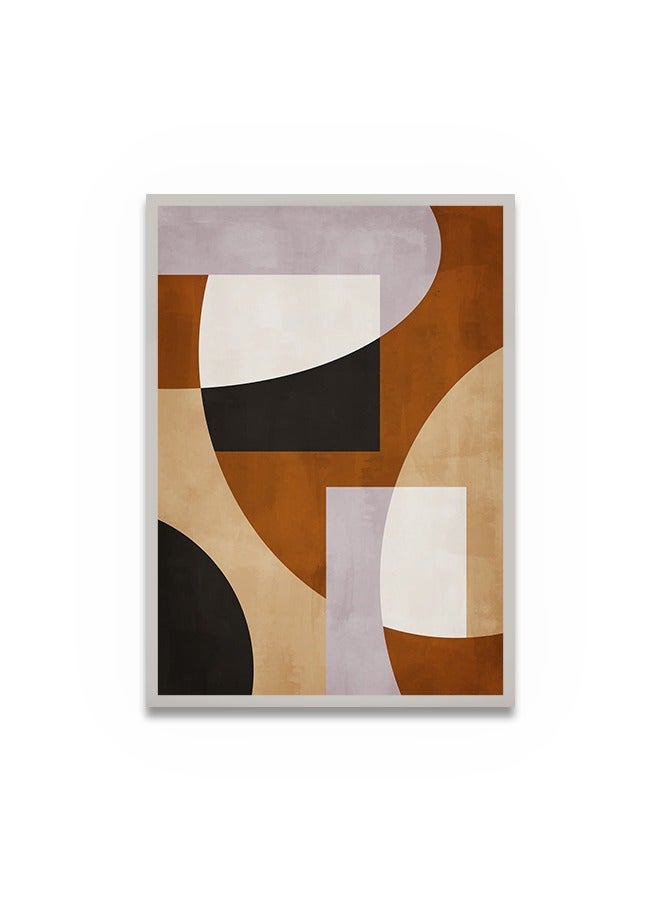 Marktna Canvas Wall Art For Wall Decoration Abstract Design With A Hollow Silver Frame Size 120x80cmOne Piece - Image 2