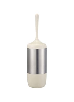 Primanova Premium acrylic bathroom toilet brush and holder, toilet brush with stainless steel long handle ,beige  - Image 1