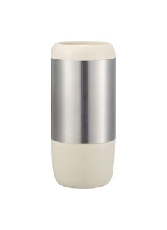 Primanova Premium acrylic bathroom toilet brush and holder, toilet brush with stainless steel long handle ,beige  - Image 3