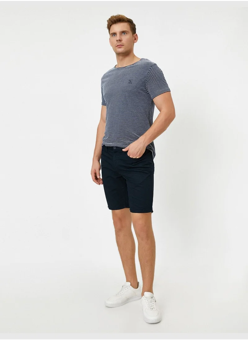 KOTON Pocket Detailed Bermuda Shorts