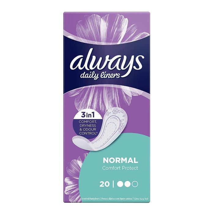 Always Pantyliners Comfort & Protect Normal 20's