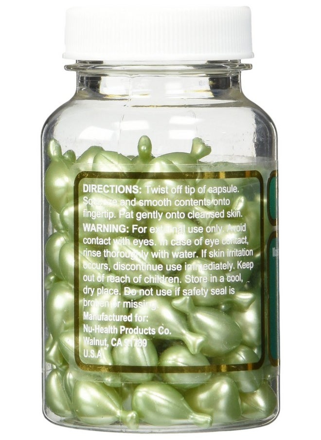 Nu-Health - Aloe Vera & Vitamin E Skin Oil 90 Green Capsules - Image 1