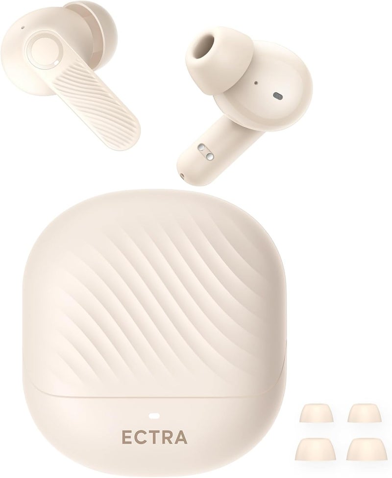 KIESLECT Free ANC Bluetooth 5.3 Wireless Earphones, 35dB Active Noise Cancellation, 13mm Dynamic Drivers 60 Hours Battery Life 4 Microphones with ENC Call IPX4 3.8g per Earbud, Fast Charge, Custom EQ Mode - Image 1