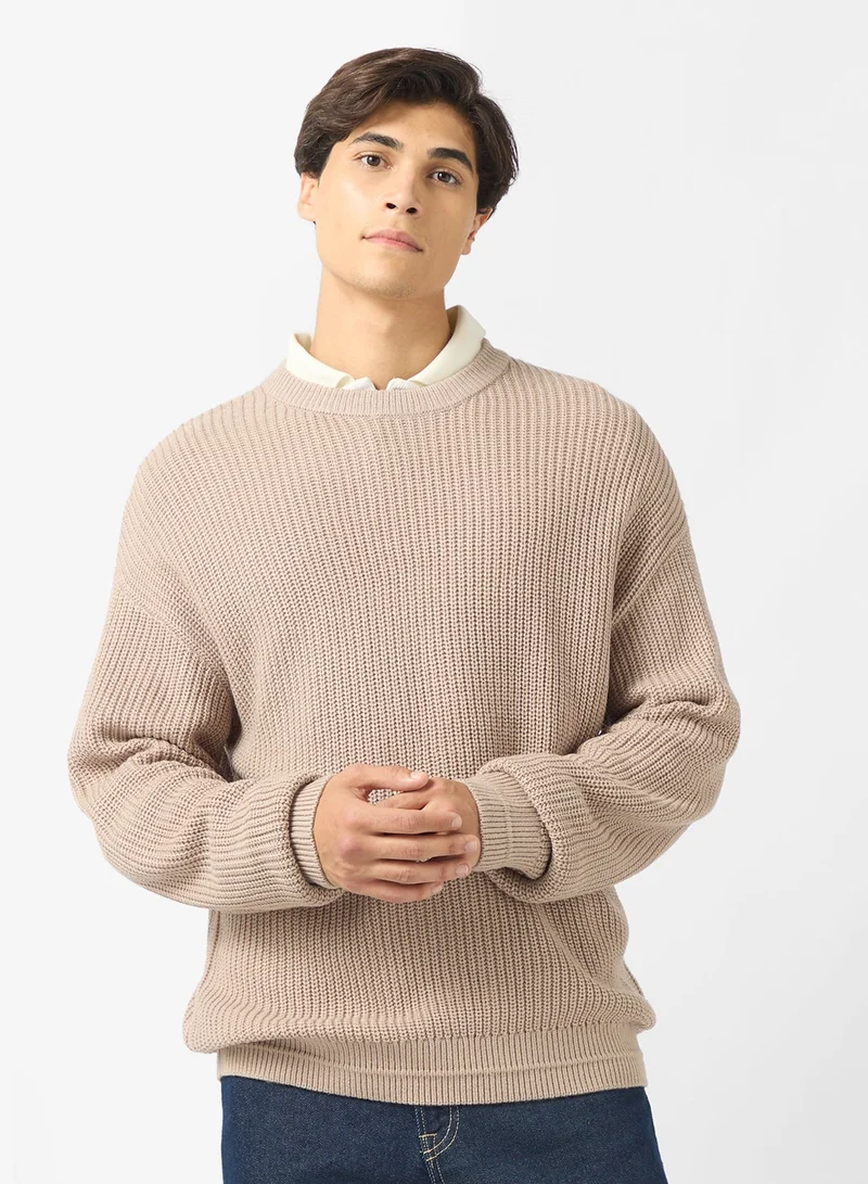Pullover Crew Neck Sweater