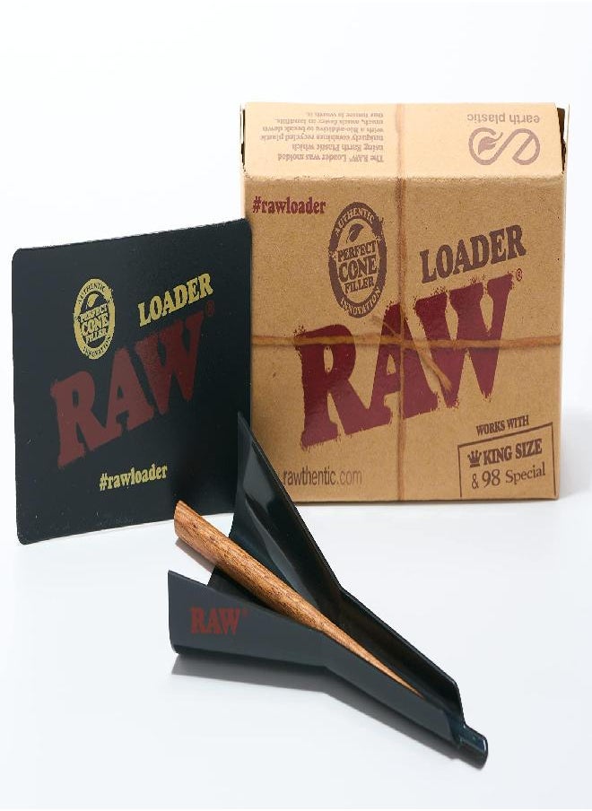 RAW Cone Loader for King Size and 98 Special Pre Rolled Cones - Easily Fill and Pack your RAW Prerolls No Expertise Required