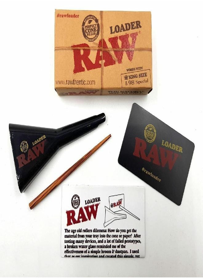 RAW Cone Loader for King Size and 98 Special Pre Rolled Cones - Easily Fill and Pack your RAW Prerolls No Expertise Required
