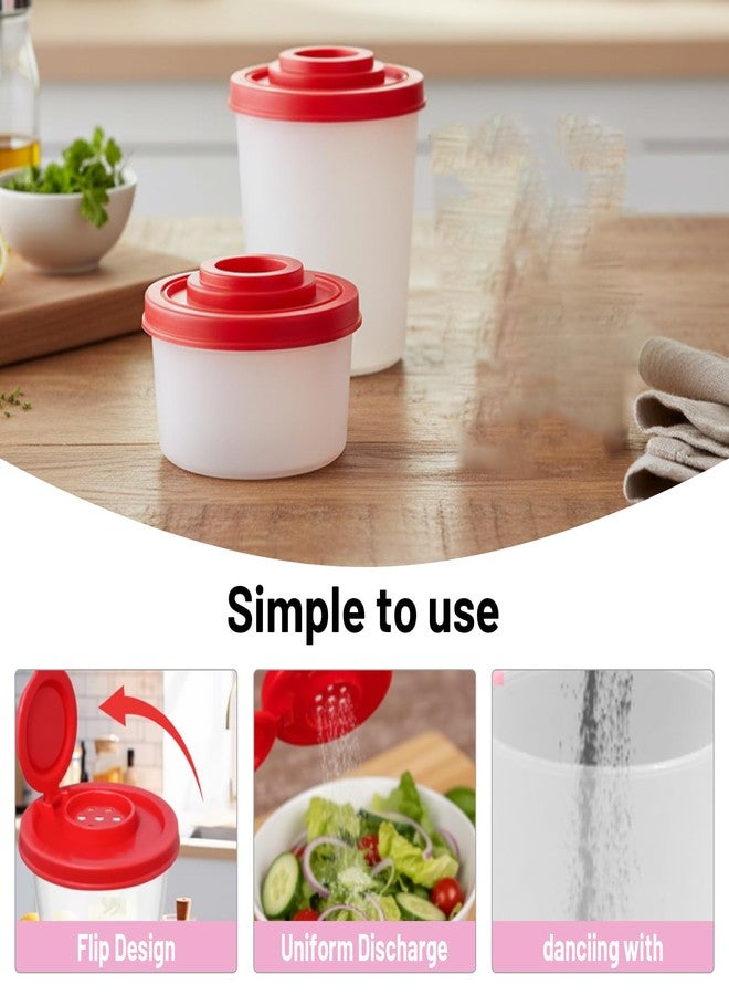 CZFSWT 4Pcs Mini Salt and Pepper Shakers, Travel Salt and Pepper Shakers Mini, Portable Salt and Pepper Shaker Suitable for Kitchen, Dining Room and Outdoor Use - Image 3