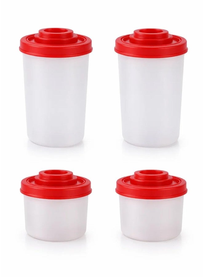 CZFSWT 4Pcs Mini Salt and Pepper Shakers, Travel Salt and Pepper Shakers Mini, Portable Salt and Pepper Shaker Suitable for Kitchen, Dining Room and Outdoor Use - Image 1