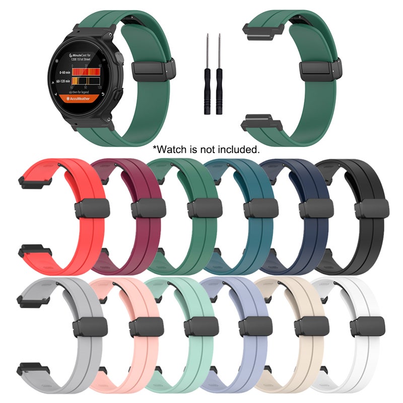 Smartwatch Adjustable Strap Mint Green High-Quality Material - Durable Smartwatch Strap with Vibrant Color for Personalized Style - Image 2
