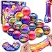 AMENON 28 Pack Galaxy Slime Eggs Easter Basket Stuffers Easter Eggs Toys for Kids Boys Girls NonSticky Stress Relief Fidget Toys Easter Gifts for Classroom Exchange Slime Egg Ball Party Favors - Image 3