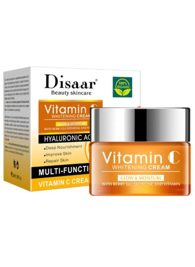 Disaar Vitamin C 100% Organic Hyaluronic Acid Moisturizer 50ml.  - Image 1