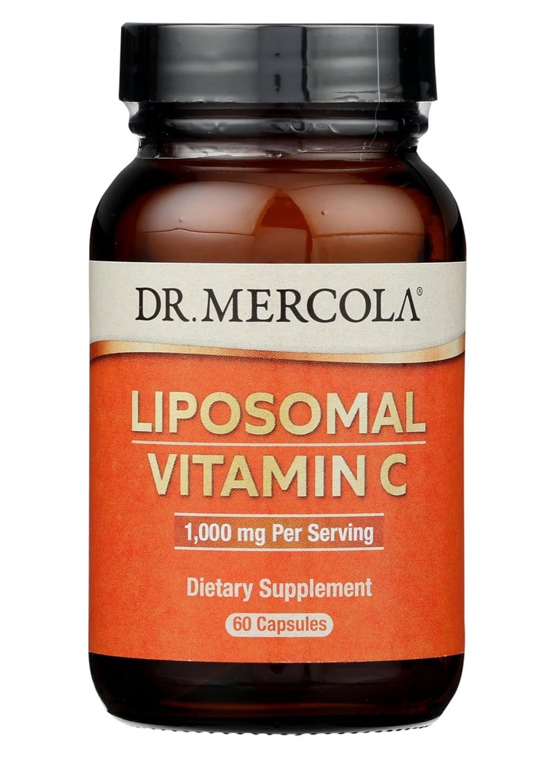Dr. Mercola فيتامين سي ليبوسومال، 1,000 ملغ، 60 كبسولة ليكابس