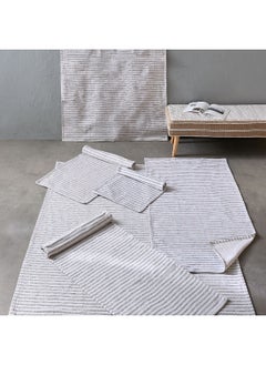 Home Box Allan Snow Recycled Cotton Dhurrie 120 x 60 cm  - Image 5