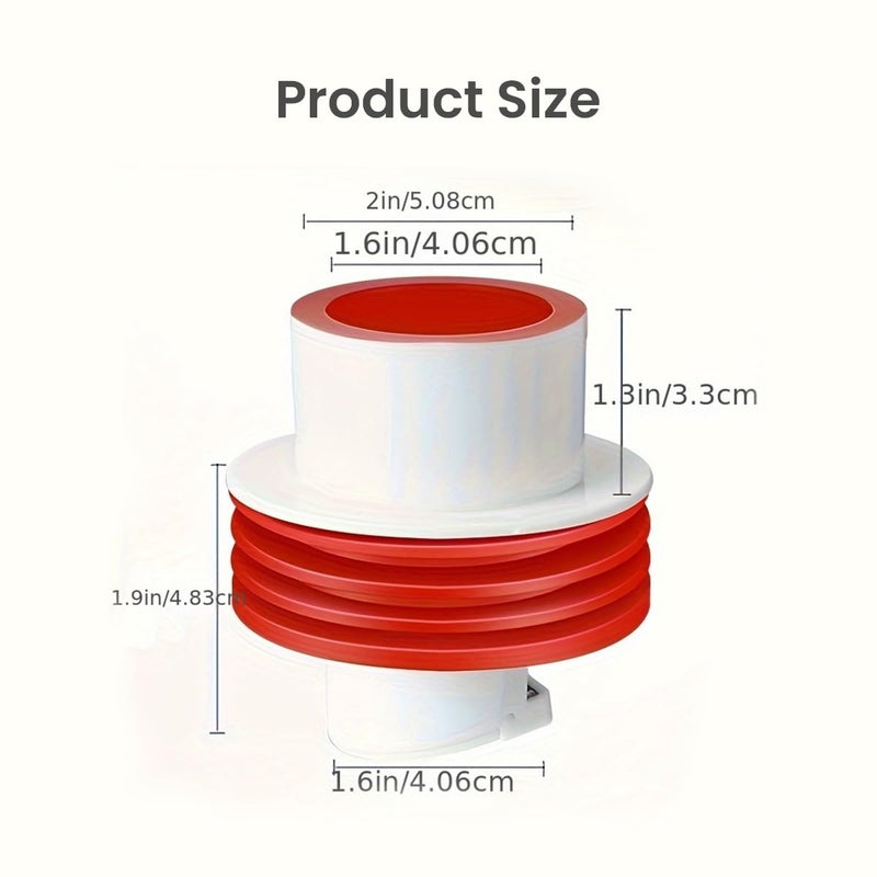 Serplex 2Pcs Sink Drain Pipe Kit AntiOdor Bathroom Sink Drain Pipe Sink Drain Kit Kitchen Sink Drain Pipe Tube Replacement for 32mm Caliber - Image 2