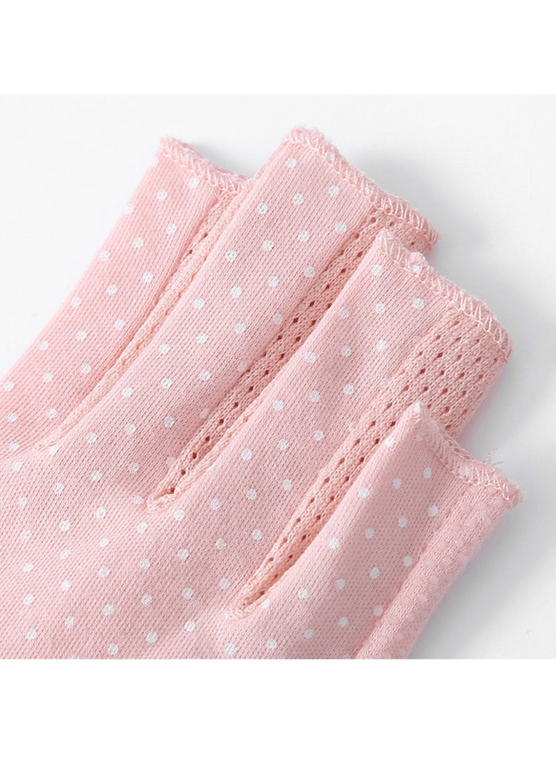Women Summer UV Protection Gloves Non-Slip Sunblock Fingerless Driving Gloves Touchscreen Mittens - Image 5
