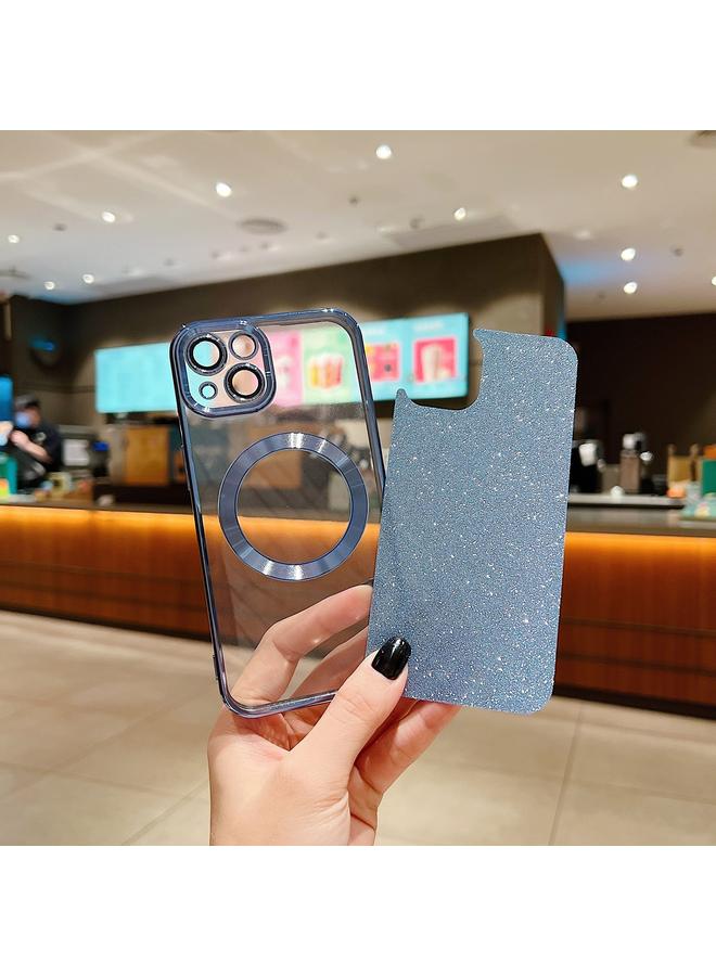 Zaboon Case For iPhone 13 Pro Electroplating Pure Color Glitter Powder MagSafe Phone Case - Image 3