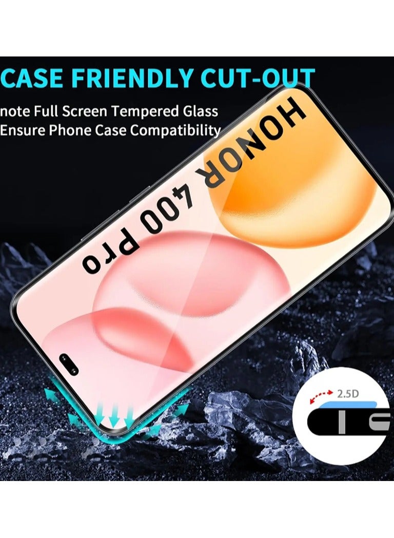 2 in 1 For Honor 400 Pro  (2025) Screen & Camera Protection - High transparency full coverage security protector  - Image 3