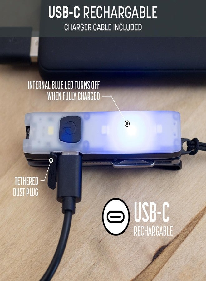 كي بورت مجموعة Keyport Utility Plus - مصباح يدوي صغير فاخر + أداة متعددة الاستخدامات 11 في 1 مع سلسلة مفاتيح + مشبك جيب - أداة متعددة الاستخدامات صغيرة الحجم مع سلسلة مفاتيح وفتاحة زجاجات وإضاءة LED فائقة السطوع للحمل اليومي - وحدات - Image 3