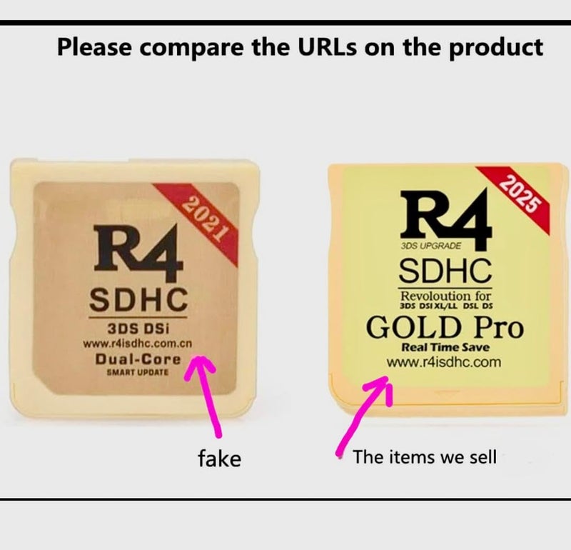 Game Source مجموعة R4 SDHC Gold pro + محول USB مع 8 جيجابايت ميكرو SD ستعمل على DS DSI 2DS 3DS - Image 3
