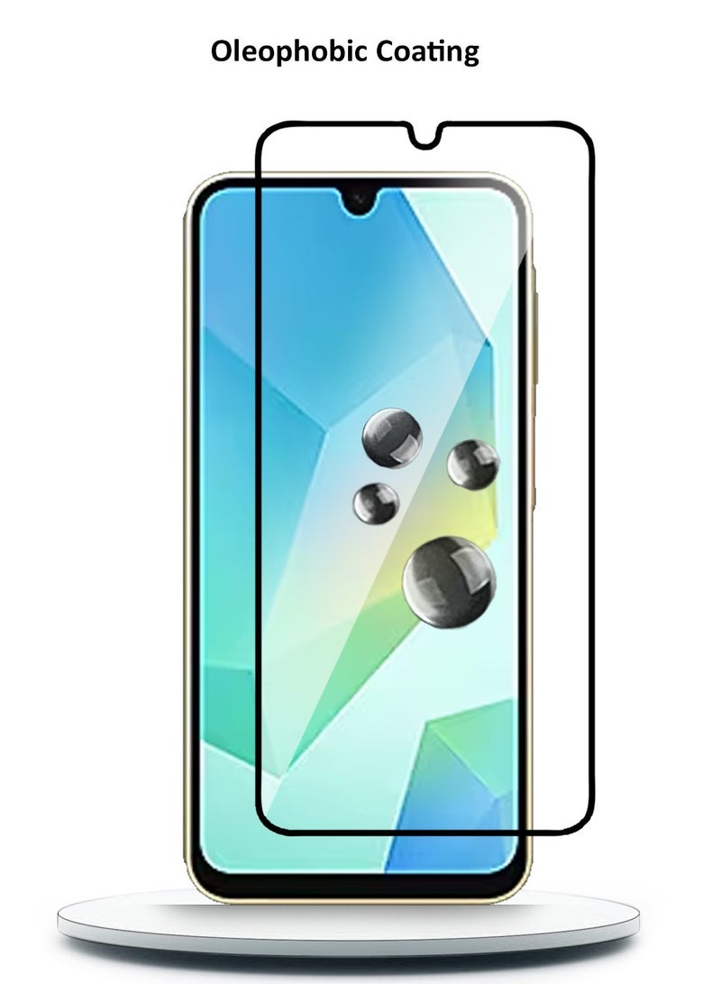 GMAX حماية شاشة زجاجية مقسّاة HD بصلابة 9H تغطي كامل الشاشة لجهاز سامسونج جالاكسي A16 2024 - مضادة للخدوش، مضادة لبصمات الأصابع، وتقنية خالية من الفقاعات - Image 3