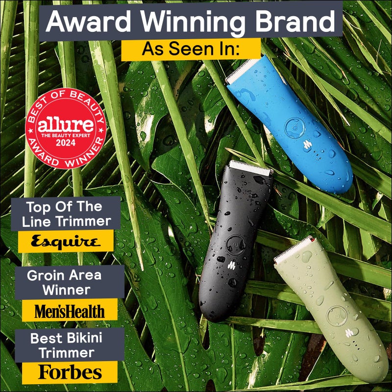 MERIDIAN Body Hair Trimmer for Men, Pubic Hair Trimmer Balls, Body Shaver for Men Groin Safe, Electric Ball Shavers, Bikini Razors Women, Waterproof & Rechargeable - Sage - Image 5