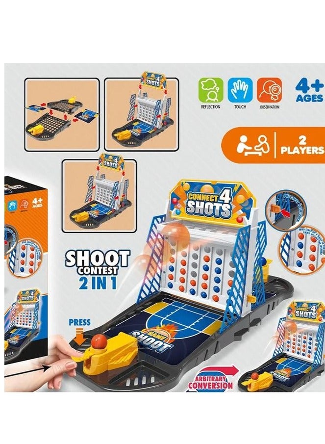 Jeu Ejection Set Connect4 & Shoot Basketball 2 in 1 - Image 3