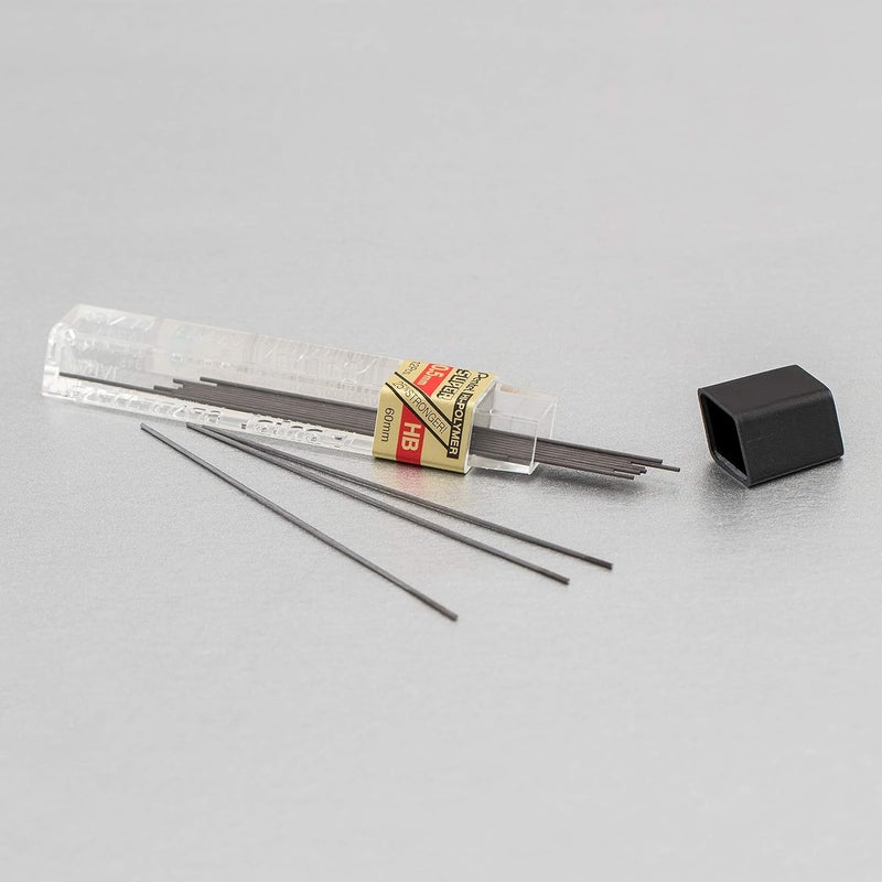 Pentel Super Hi-Polymer Lead Refill, 0.5mm, Fine, HB, 144 Pieces of Lead (C505-HB), Black, 12/Leads - Image 3