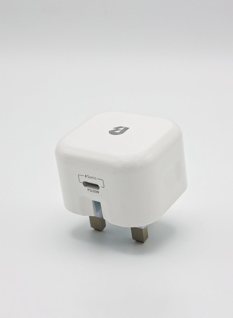 Sonic Jeem Mac 20W Fast Charging Wall Charger with Smart PD TYPE-C Port - Better Quality - Better Life (SJ304C) - Image 2