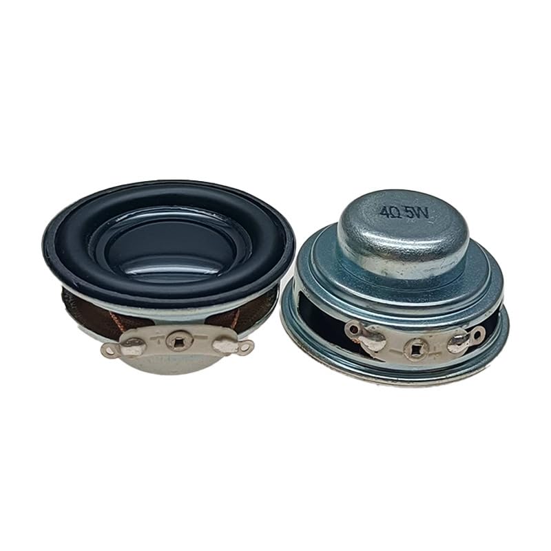CCeCCe 2 Pack Portable Bluetooth Speaker Magnetic Speaker Replacement 40mm 4Ohm 5W Full Range Bass Internal Loudspeaker Parts for JBL Creature Satellite Smart Alarm Clock Emergency Radio Arduino - Image 1
