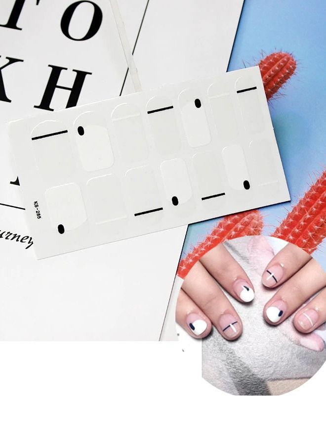 Generic 14-Pieces False Nails Sticker 