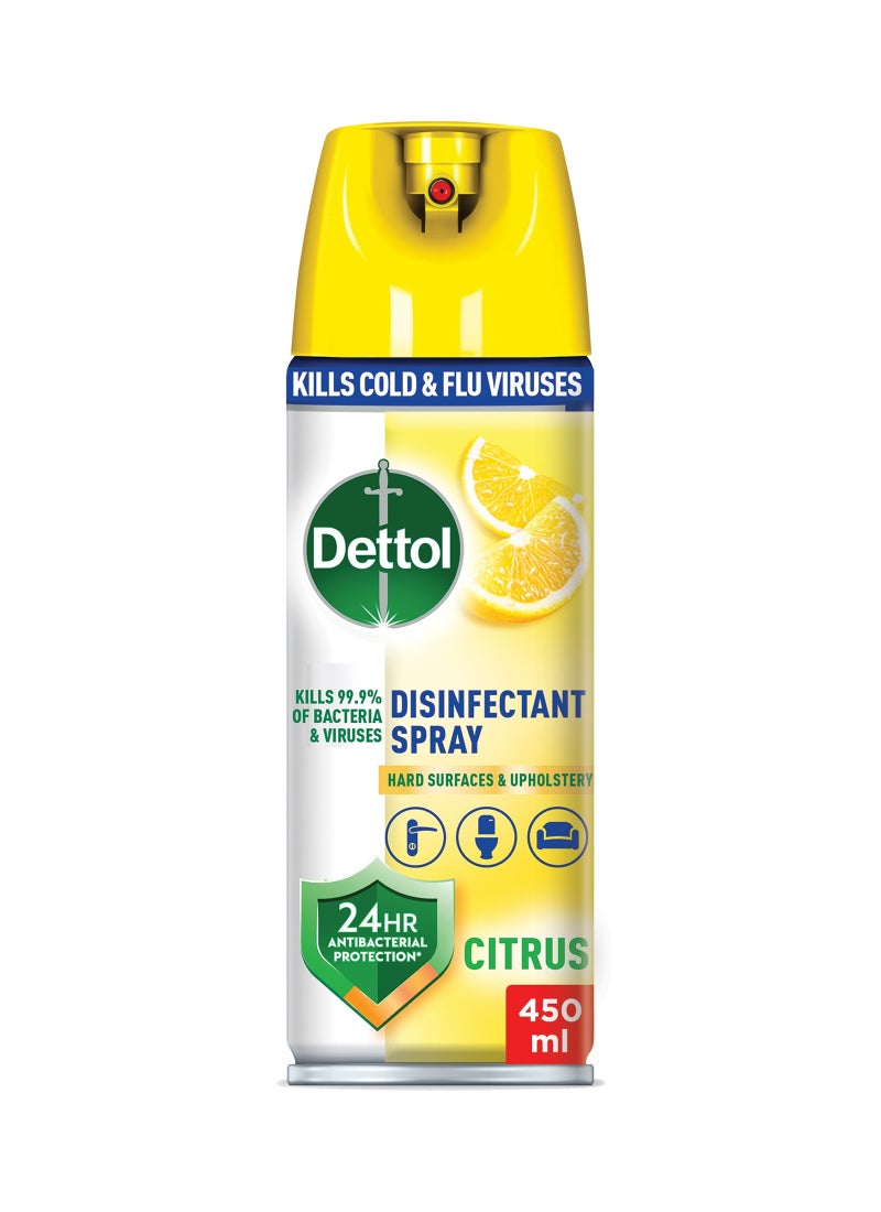 Dettol Antibacterial All in One Disinfectant Spray, Citrus 450ml - Image 1