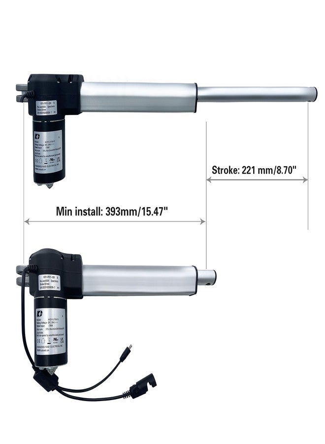 Kariwust Linear Actuator Kaidi Model KDYJT011B-026 Power Recliner Lift Chairs Motor Replacement - Image 3