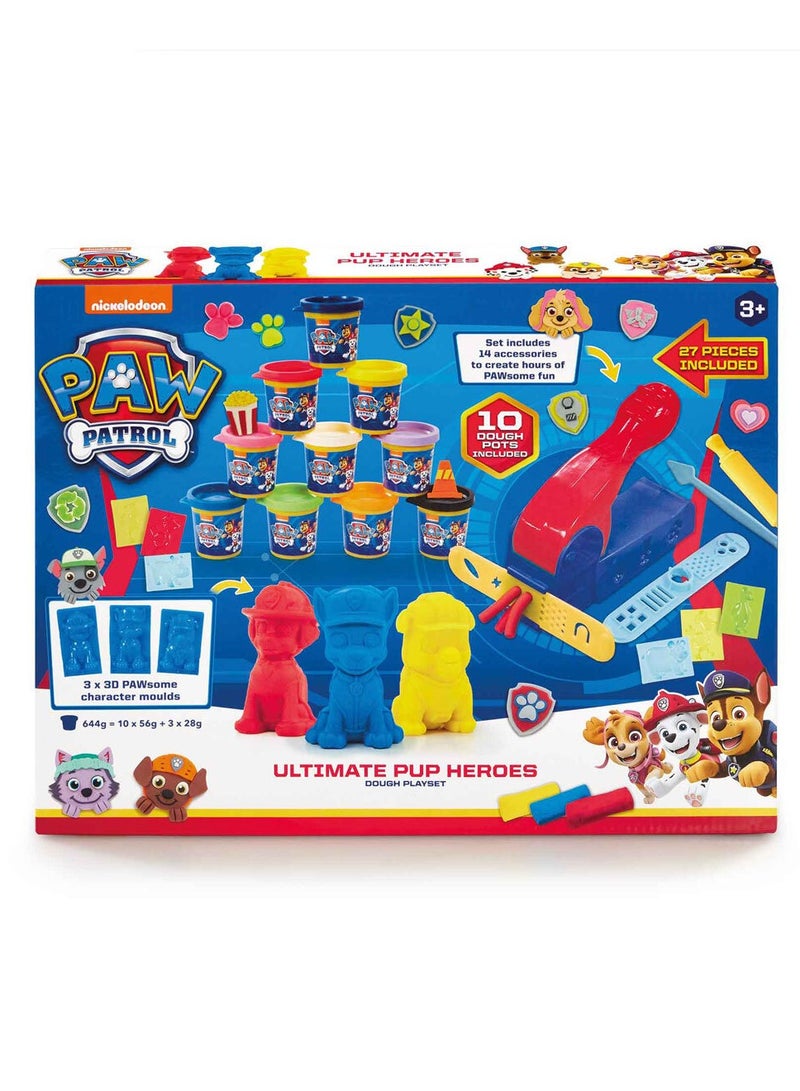 Addo Nickelodeon Paw Patrol Ultimate Pup Heroes | Play Dough | Creative Fun Ideas | Develops Sensory Skills | Entertaining Toy | Stress Relief Toys for Kids - Image 1