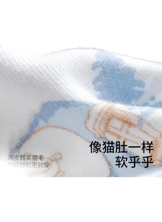 Beptides Newborn Baby Half-Back Clothing For Autumn And Winter, Pure Cotton New Style Baby Top And Monk Clothing - Image 3