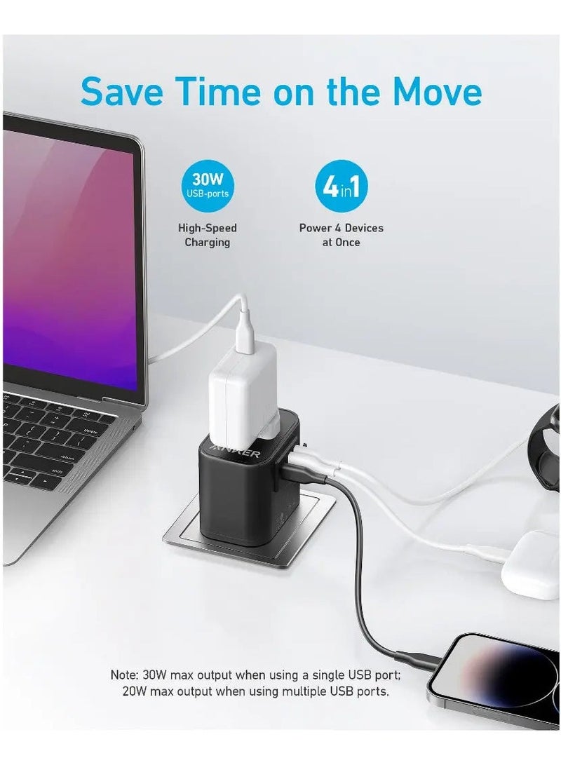 Ankey Anker PowerExtend USB-C Travel Adapter 30W Black - Image 4