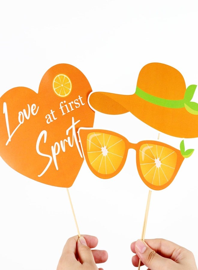 FOZEE Love at First Spritz Bachelorette Photo Booth Props - Feeling Spritzy Party Decorations - Bridal Shower Photobooth Props - 20Pcs - Image 4