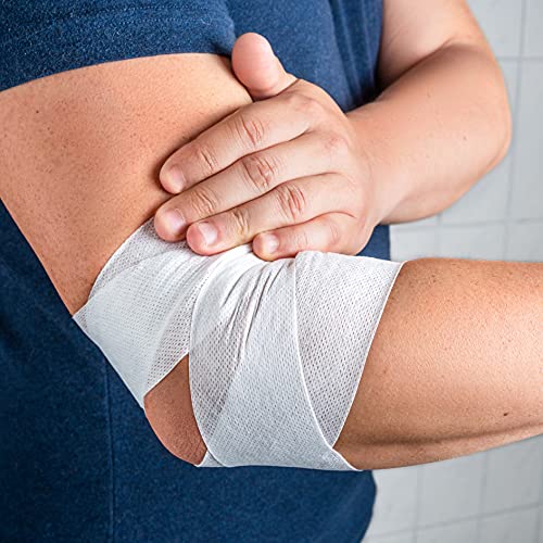 HEALQU Dressing Retention Tape - 2" x 11yd, 2 Rolls Premium Non-Woven Hypoallergenic Cloth - Secure and Gentle Adhesive for Wound Dressings - Latex-Free and Versatile for Sensitive Skin Care - HEALQU - Image 4