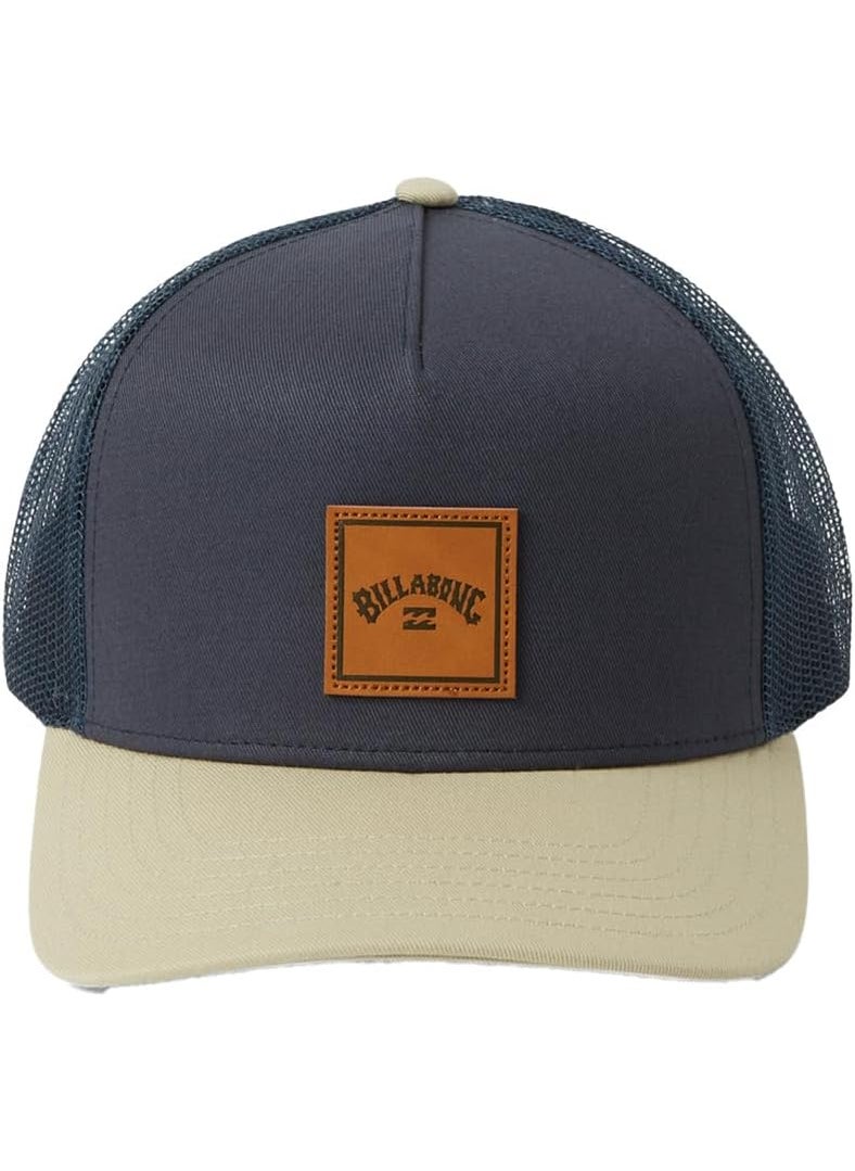 Billabong Billabong Mens Stacked Trucker Cap NavyKhaki  - Image 1