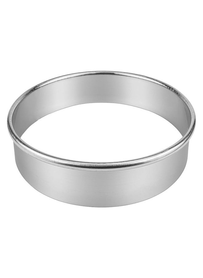LCJAOF 7 Inch Round Cookie Cutters Stainless Steel Muffin Ringss Molds Pizza Cutter Circle Pastry Cutters Baking Tools for Pastries Doughs Doughnuts - Image 1