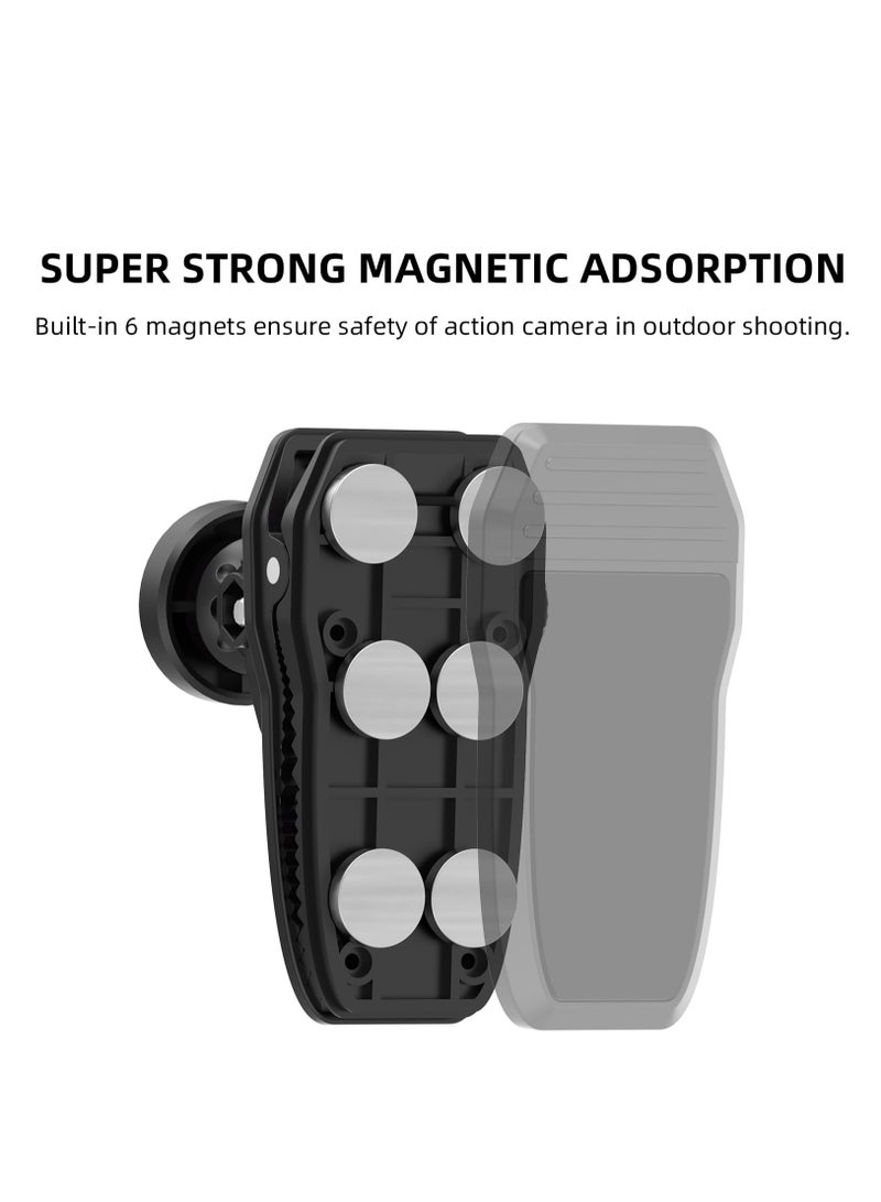 Backpack Strap Clip Mount for Insta360 GO3/Action4 360 Degree Rotary Sports Action Camera Quick Release Clamp Body Mount Clamp Holder - Image 5