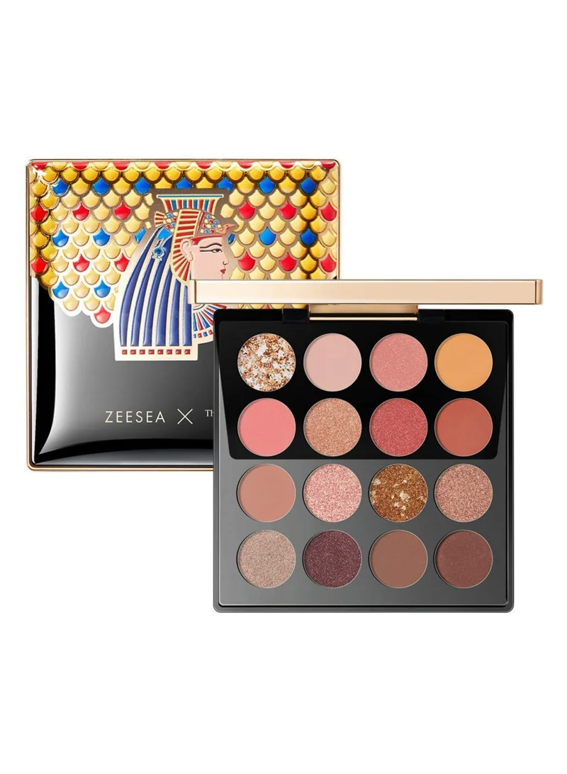 ZEESEA ZEESEA X THE BRITISH MUSEUM Enchanting Egypt Eyeshadow Palette 16 Shades 03 Papyrus