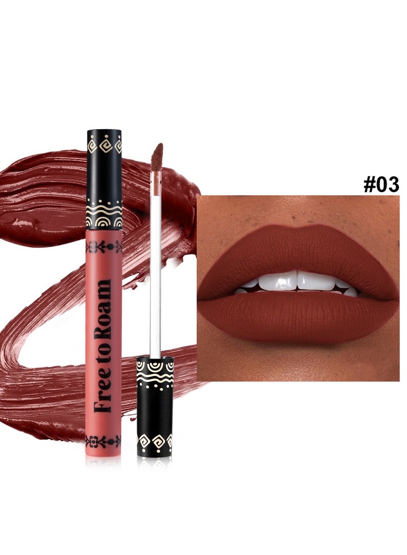 maffick Maffick Lip Glaze Liquid Lipstick: Long-lasting, Non-sticking, Waterproof Lip Gloss Set for Free Romantic Expression  - Image 1